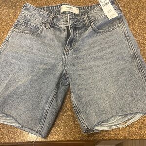 Hollister Light Blue Denim Shorts